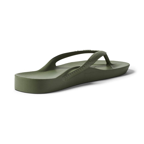 Arch Support Flip Flops - Classic - Olive