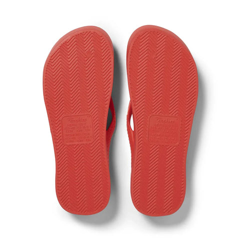 Arch Support Flip Flops - Classic - Coral