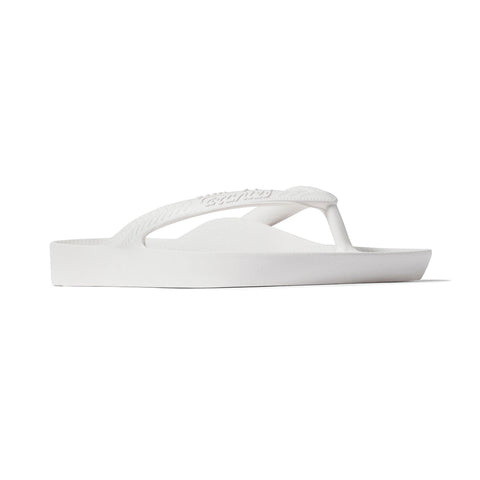 Arch Support Flip Flops - Classic - White